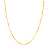 14k Yellow Gold Twisted Forzentina Chain Necklace